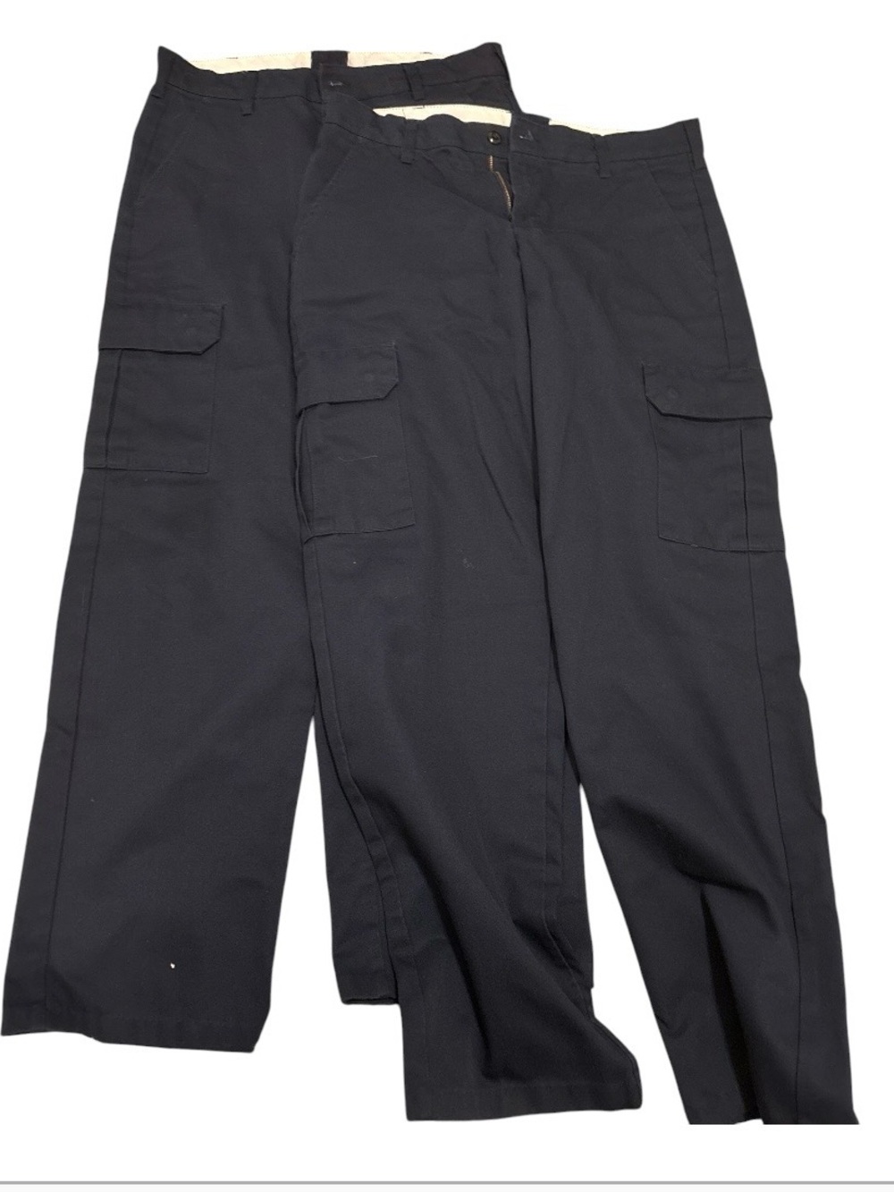 Red Kap Men's navy blue bundle Cargo Work Pants 2 pairs size  33w - 32L